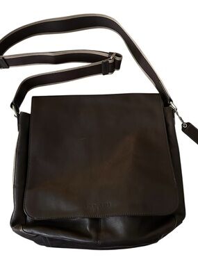Coach 2014 Heritage Model# 70555 Brown Leather Messenger|Crossbody Bag.